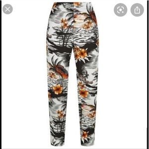 Maje Hawaiian print pant size 3